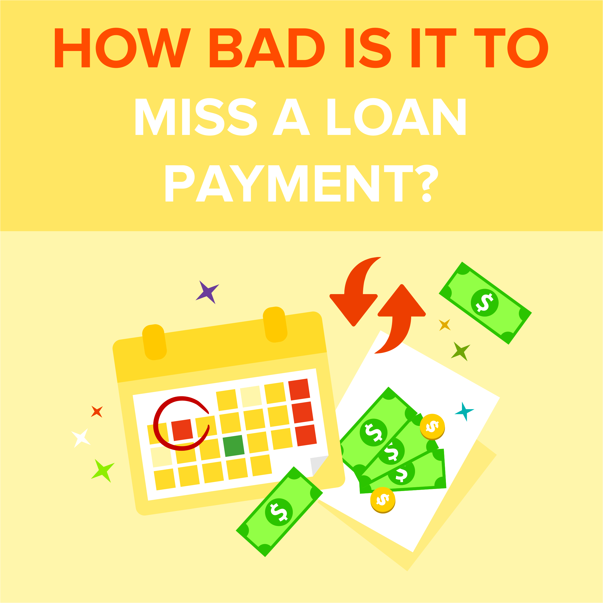 How Bad is it to Miss a Loan Payment? Loan Away
