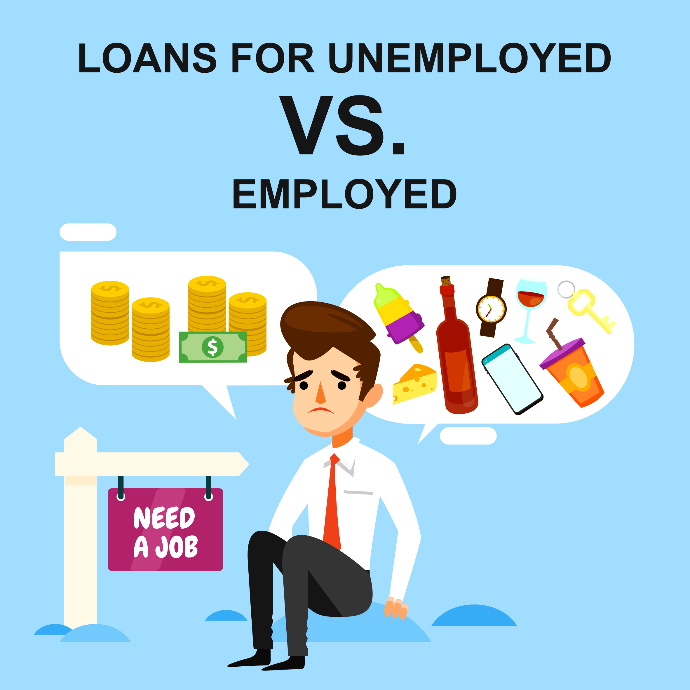 Loans for Unemployed Vs. Employed