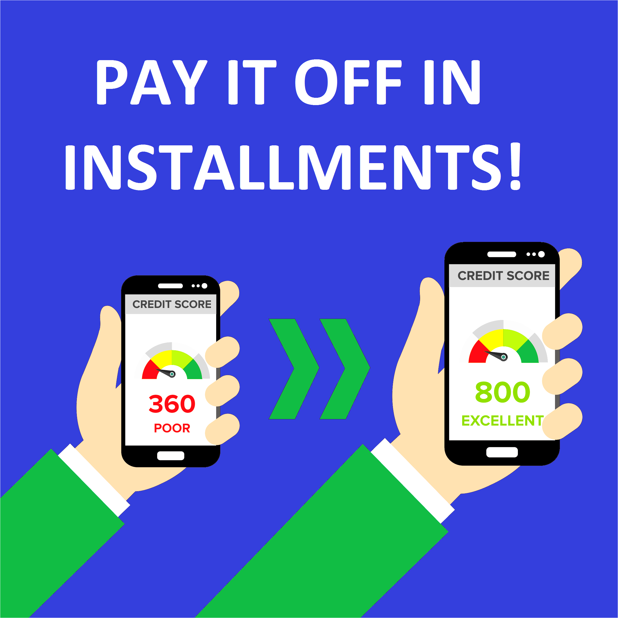 Pay It Off In Installments!