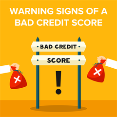 Warning Signs of a Bad Credit Score