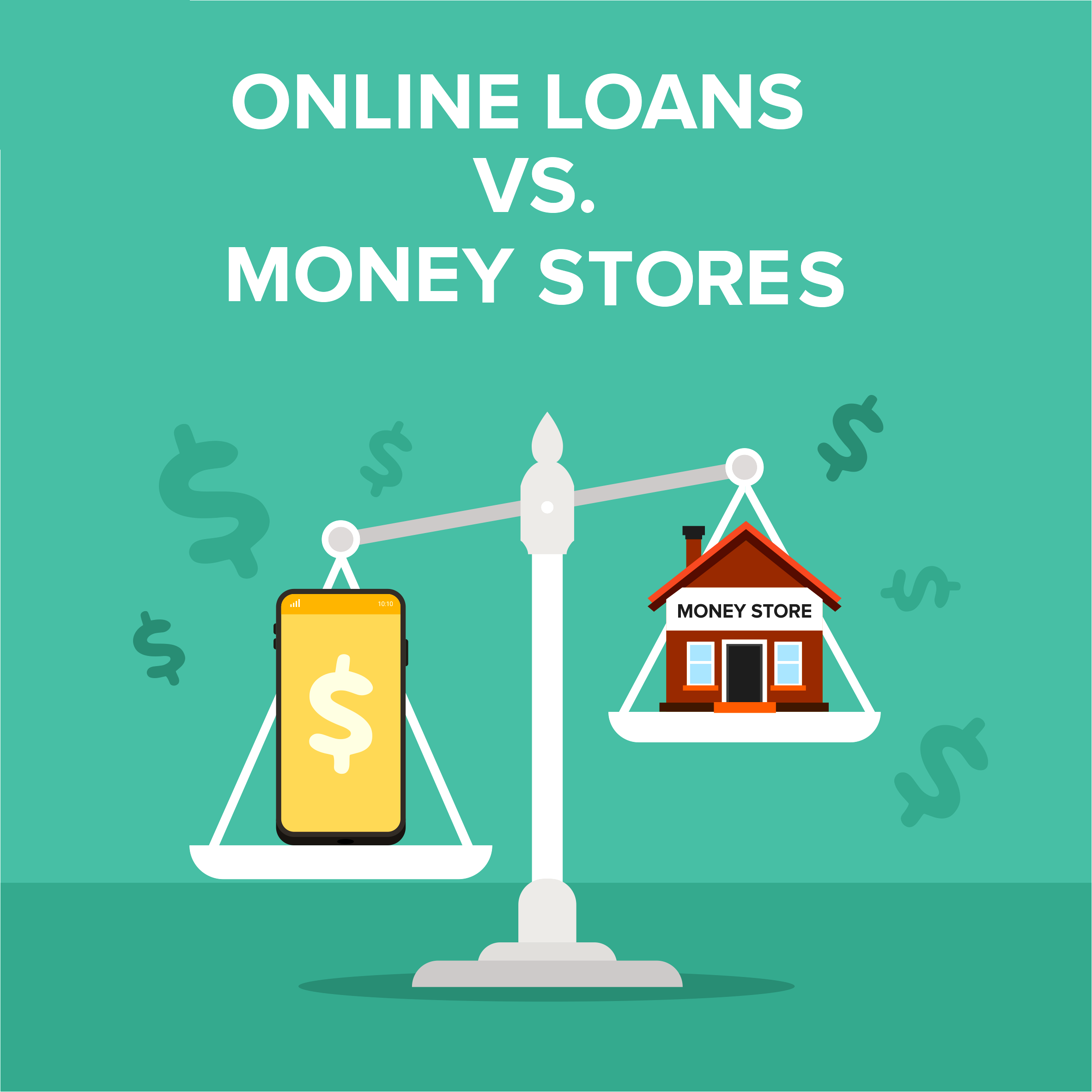 Online Loans Vs. Money-lending Stores
