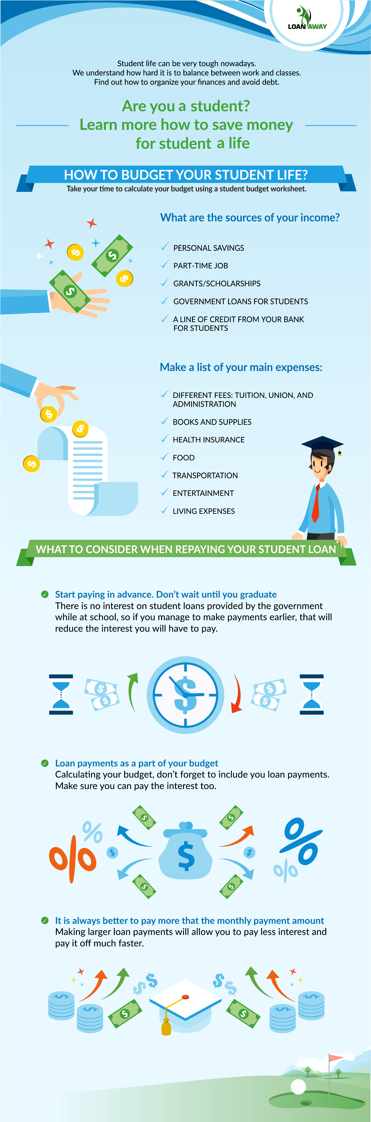Are you a student? Learn more how to save money for a student life